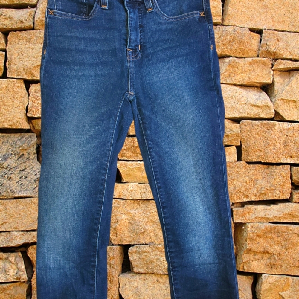 Madewell denim 9” mid rise skinny jeans size 26